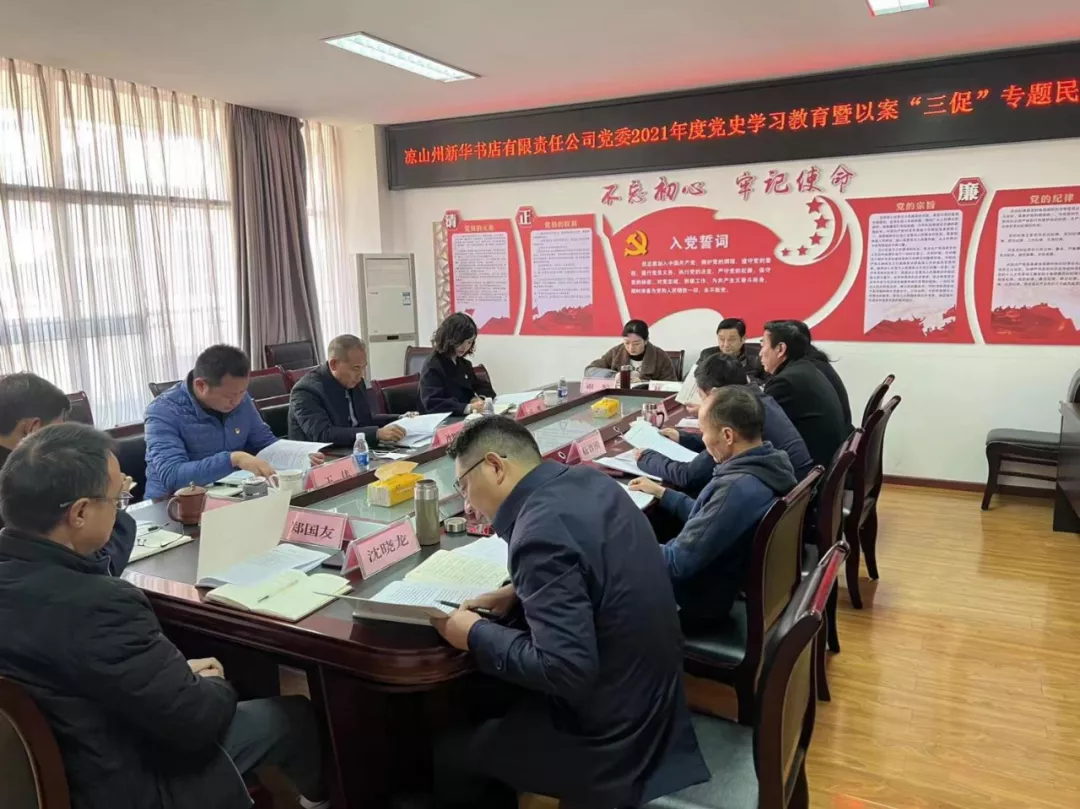 公司黨委召開(kāi)2021年度黨史學(xué)習教育暨以案“三促”專題民主生活會(圖1) a11.png